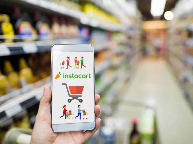 Grocery delivery via Instacart