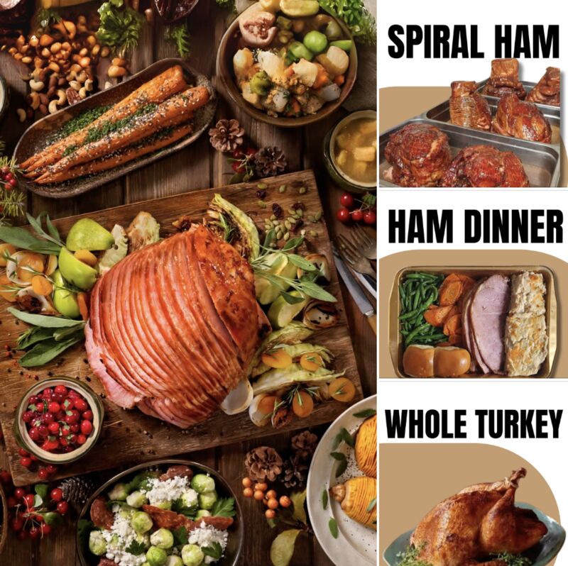 Marilu's Easter Menu