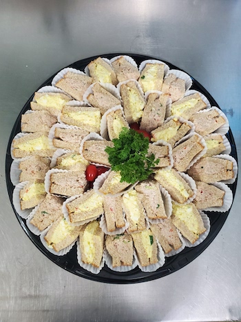 Salad Soft Sandwiches Tray