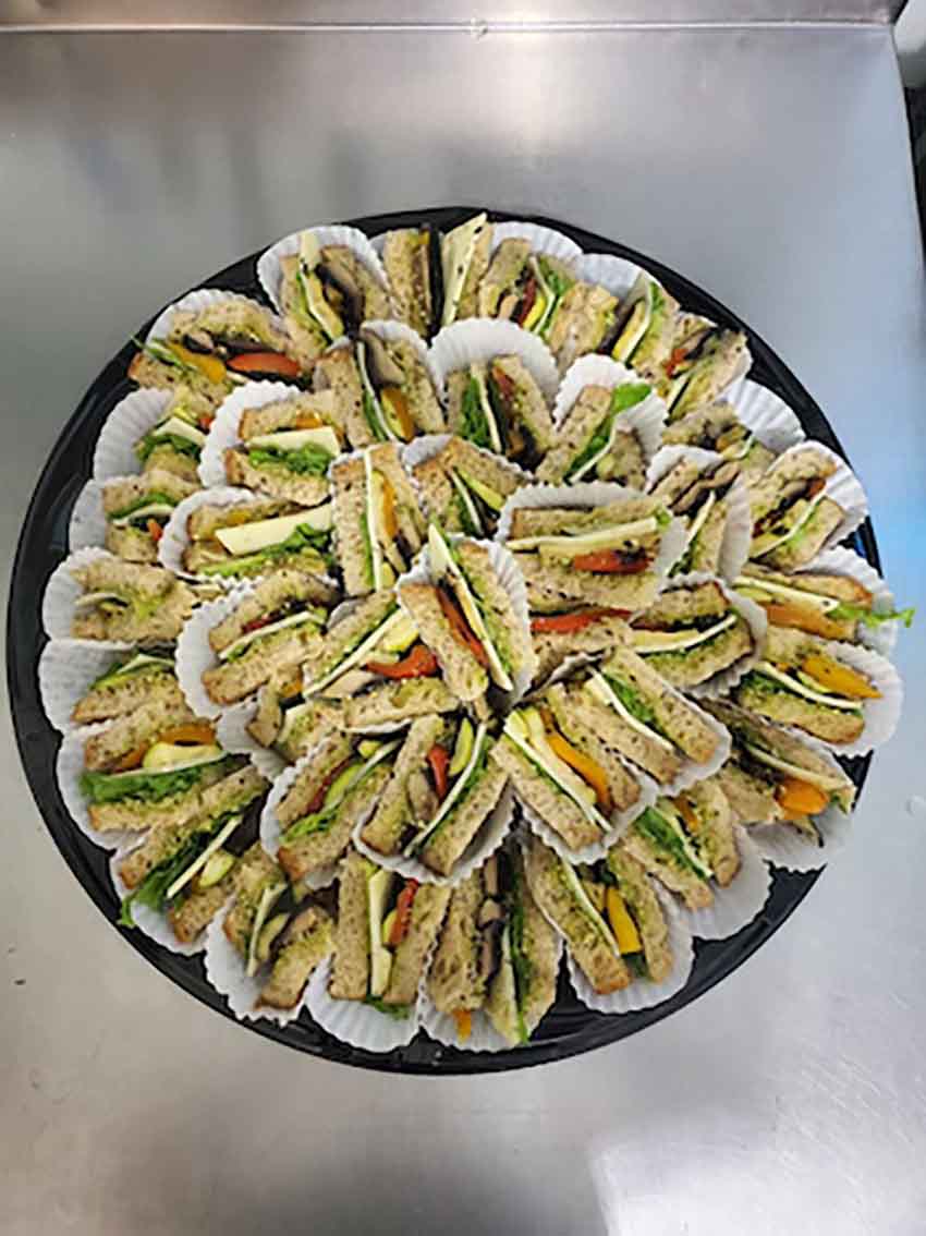 Vegetarian Sandwiches Tray