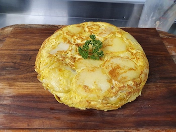 Spanish Potato & Egg Tart